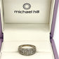 NZGD | 10ct W/Gold Michael Hill Ring Valuation $2,300-Celestial Rows Diamond Band