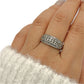 NZGD | 10ct W/Gold Michael Hill Ring Valuation $2,300-Celestial Rows Diamond Band