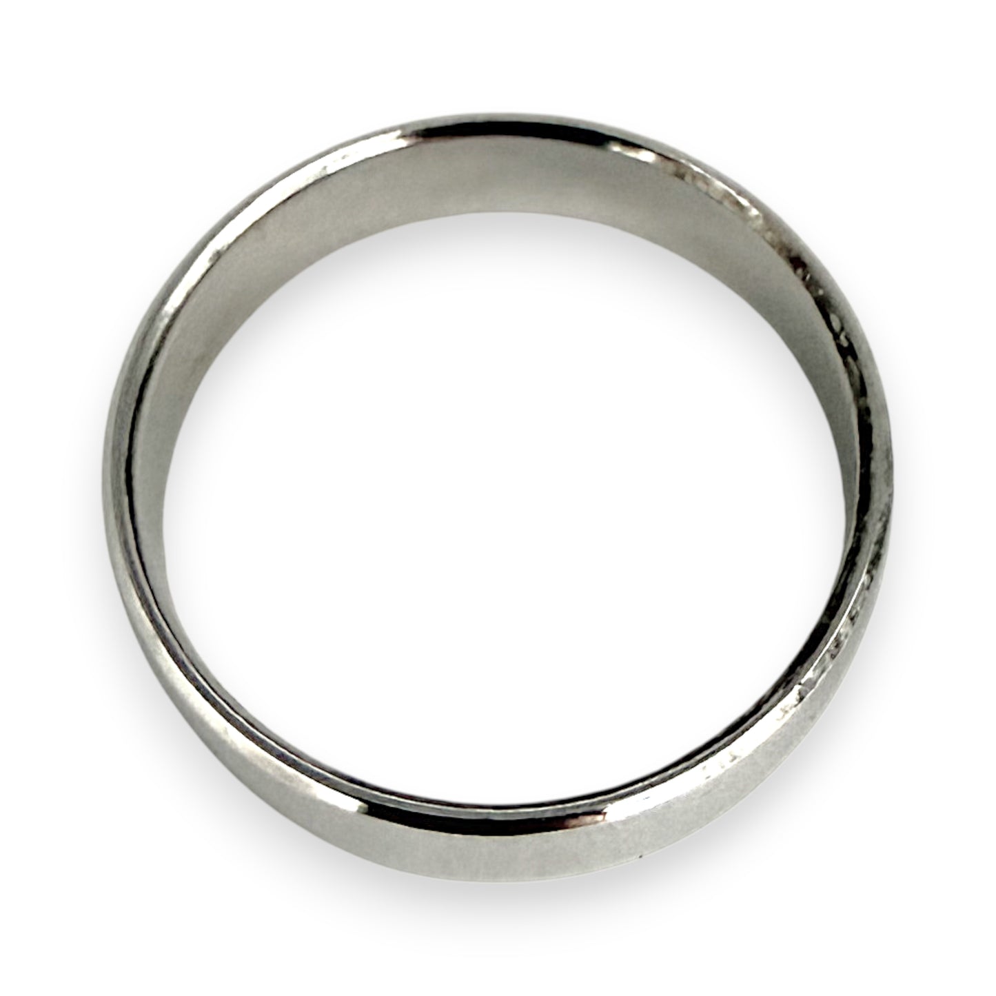 NZGD | 10ct White Gold Minimalist Pureline Band Ring Size Z