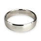 NZGD | 10ct White Gold Minimalist Pureline Band Ring Size Z