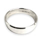 NZGD | 10ct White Gold Minimalist Pureline Band Ring Size Z