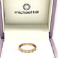 NZGD | 10ct Rose Gold MICHAEL HILL Rosewave Diamond Band Size O