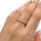 NZGD | 10ct Rose Gold MICHAEL HILL Rosewave Diamond Band Size O