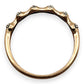 NZGD | 10ct Rose Gold MICHAEL HILL Rosewave Diamond Band Size O