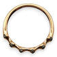 NZGD | 10ct Rose Gold MICHAEL HILL Rosewave Diamond Band Size O
