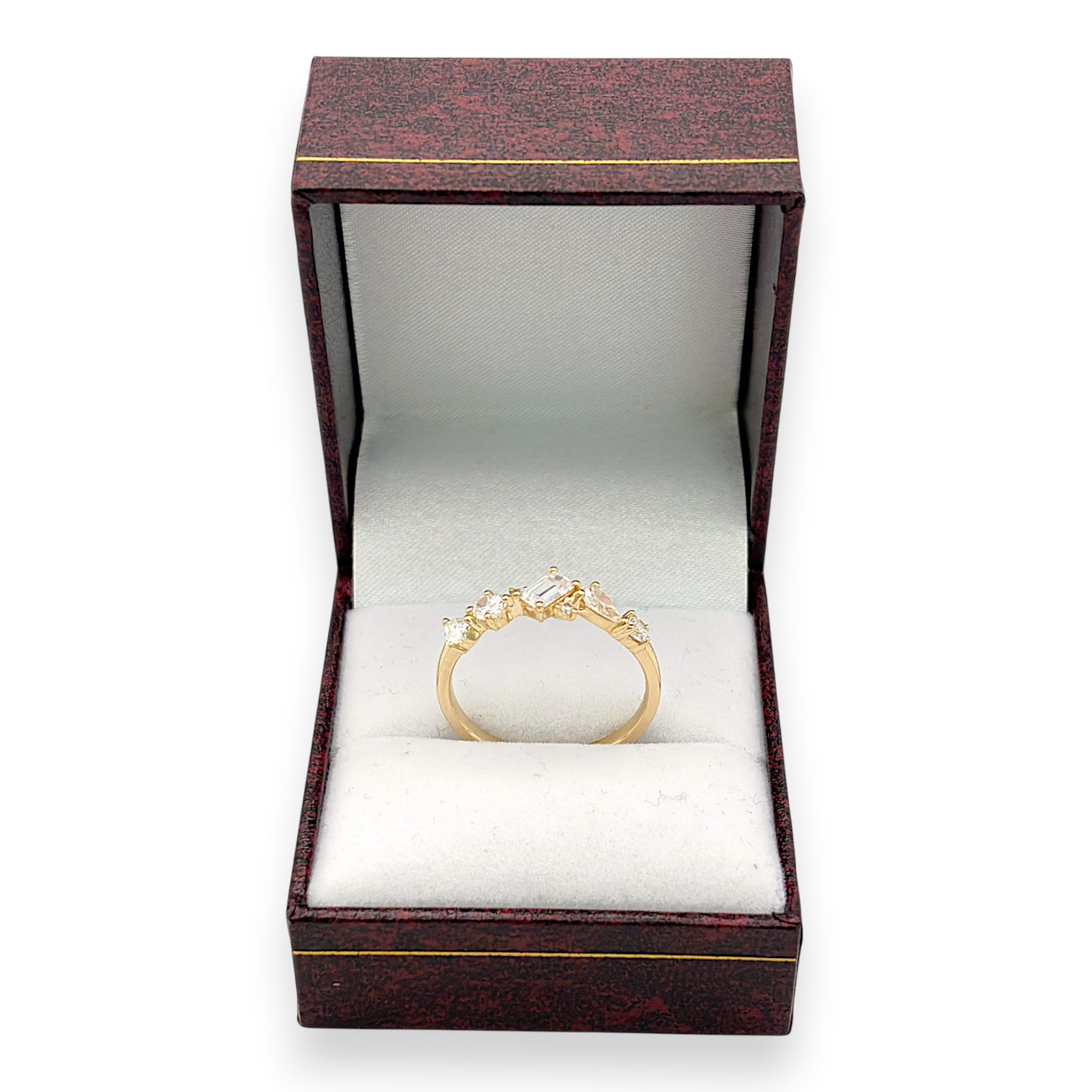 NZGD | 10ct Gold Auric Mosaic Ring Q