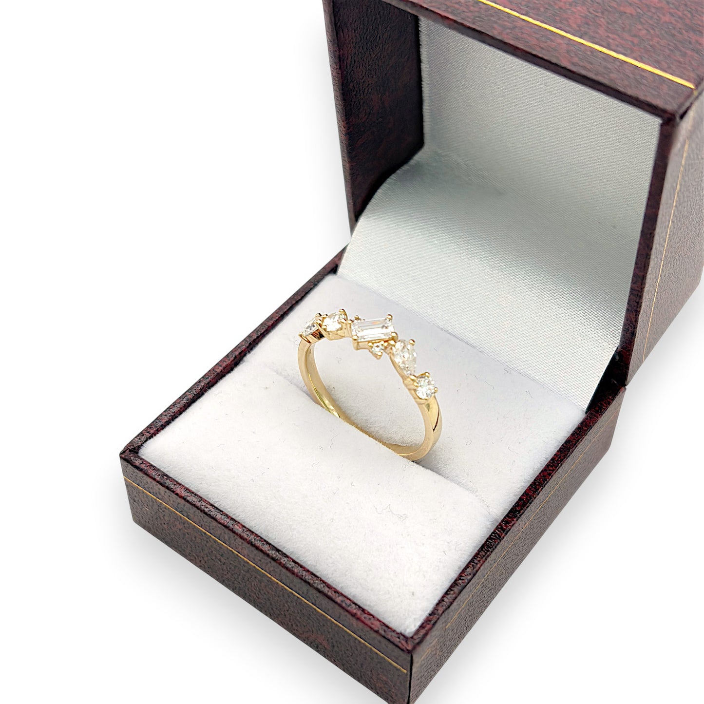 NZGD | 10ct Gold Auric Mosaic Ring Q