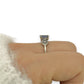 NZGD | 10ct Gold Frosted Indigo Elegance Ring Size N