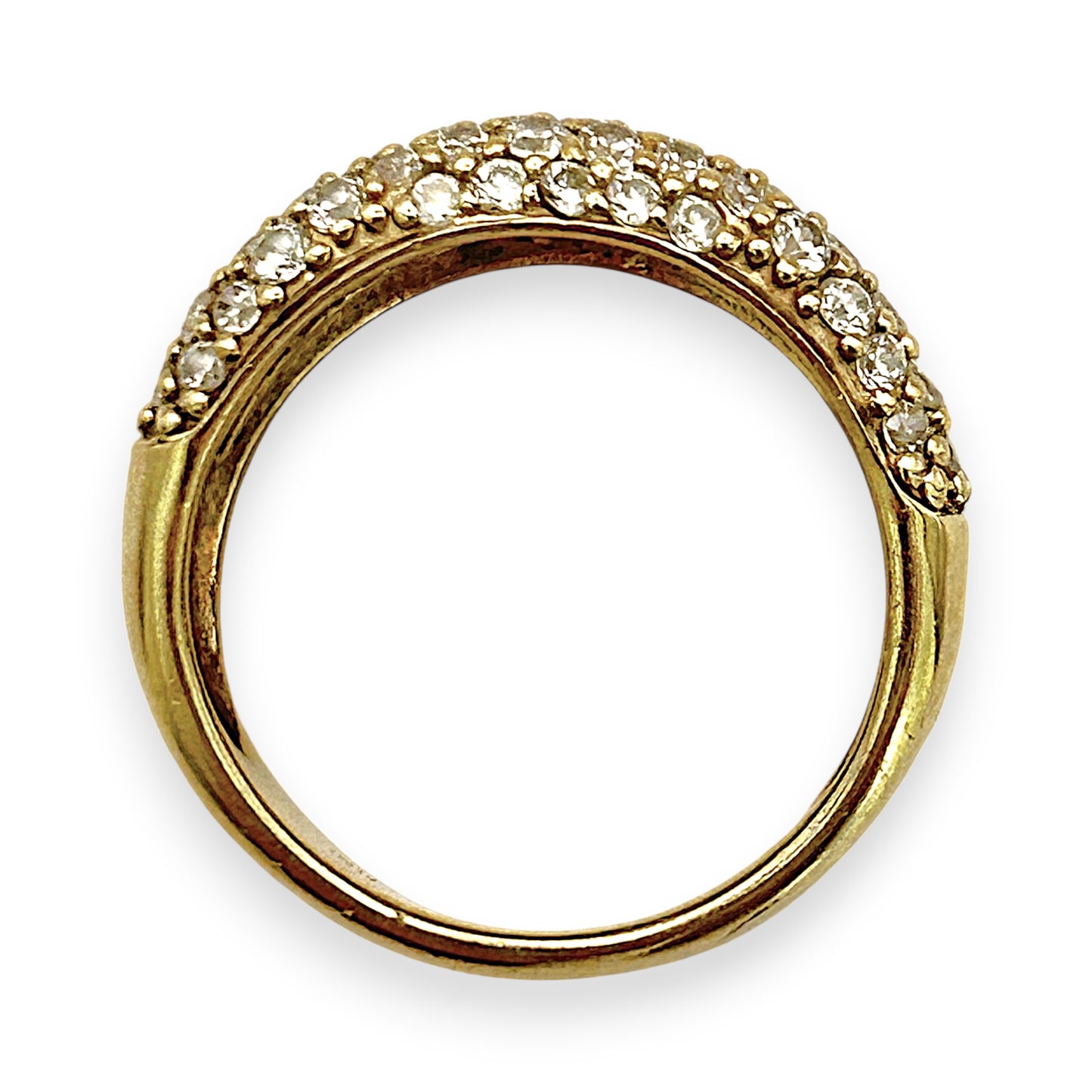 NZGD | 10ct Gold Celestial Beam Ring Size O
