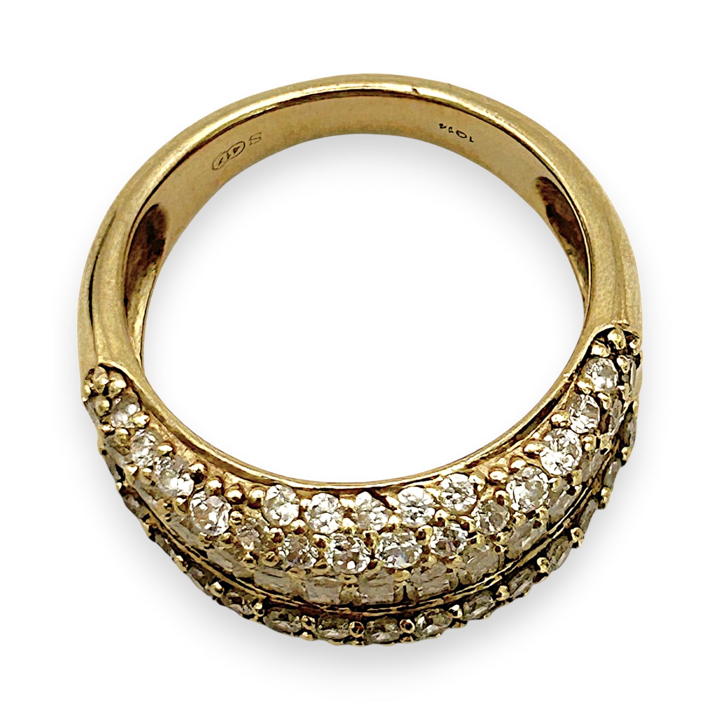 NZGD | 10ct Gold Celestial Beam Ring Size O