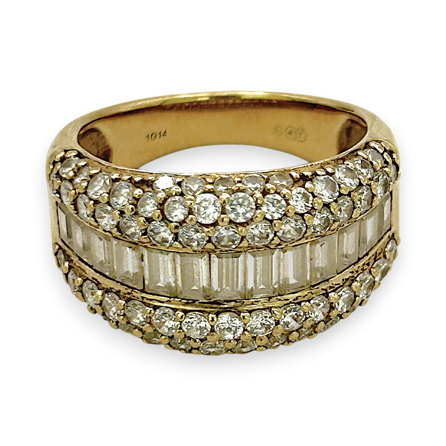 NZGD | 10ct Gold Celestial Beam Ring Size O