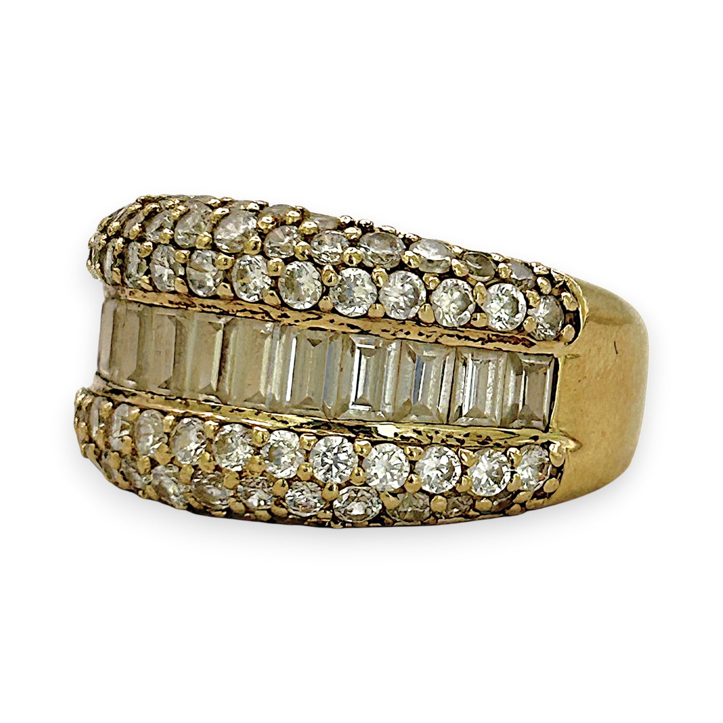 NZGD | 10ct Gold Celestial Beam Ring Size O
