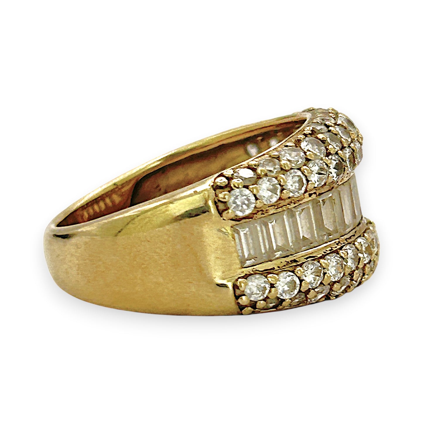 NZGD | 10ct Gold Celestial Beam Ring Size O