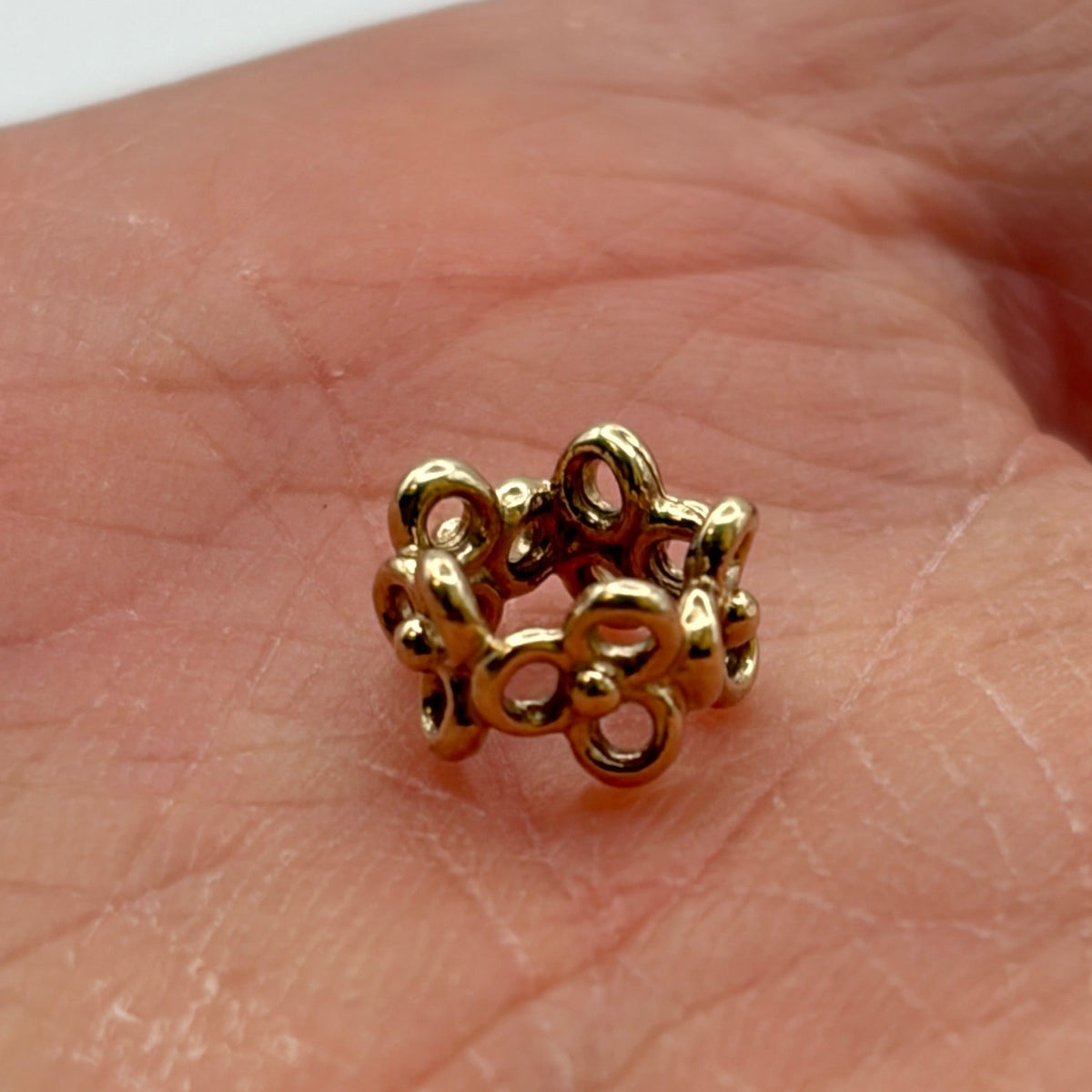 NZGD | 14ct Gold Pandora Trinity Spacer Charm