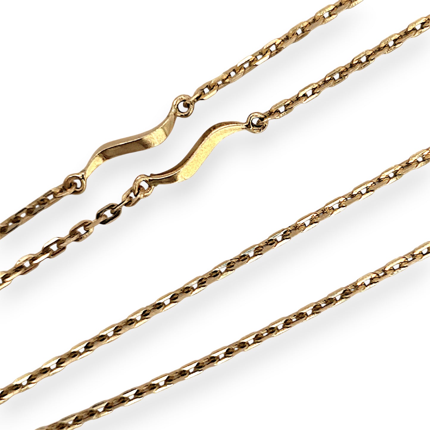 NZGD | 14ct Gold Roselight Bloom Necklace 40cm
