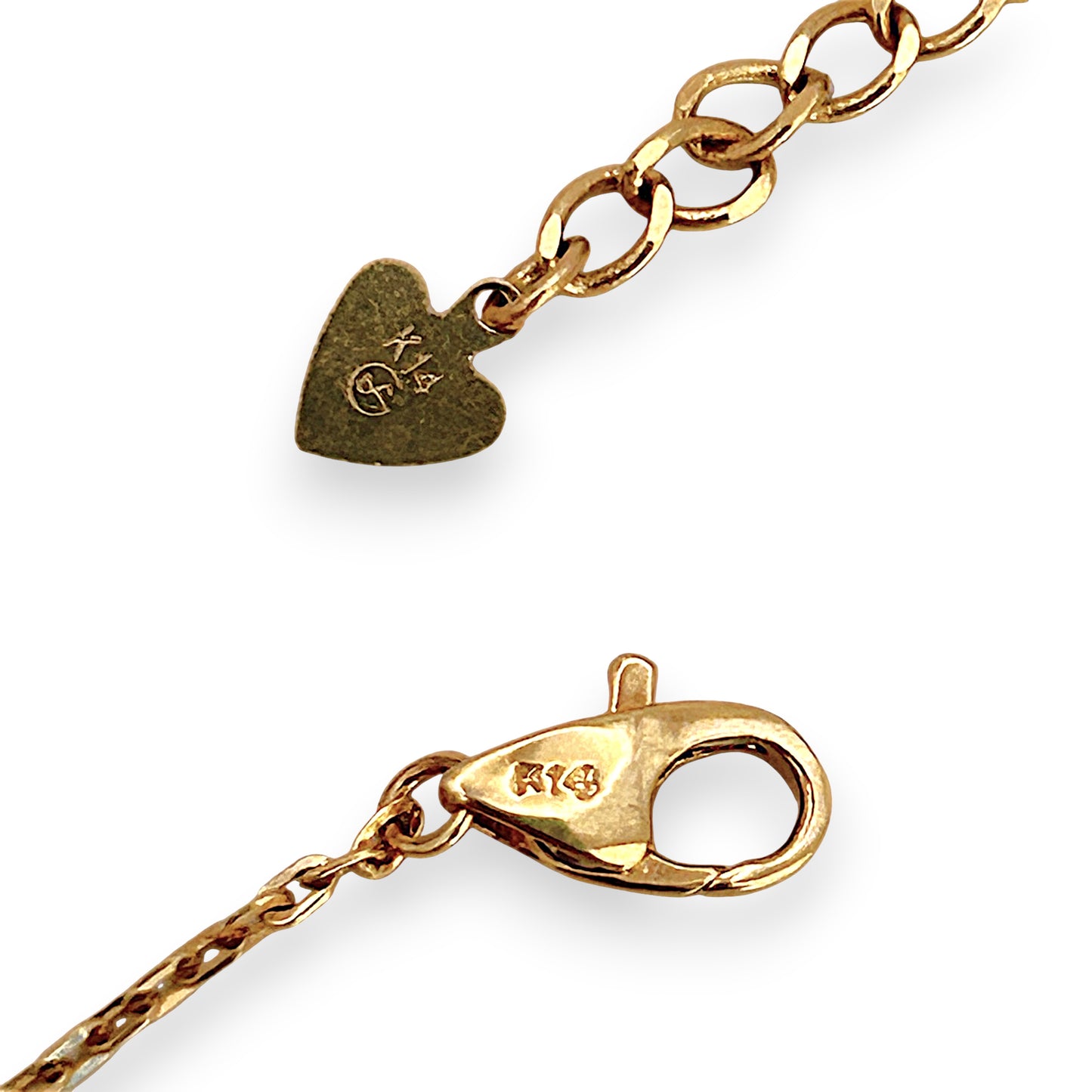 NZGD | 14ct Gold Roselight Bloom Necklace 40cm
