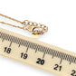 NZGD | 14ct Gold Roselight Bloom Necklace 40cm