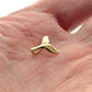 NZGD | 14K Gold Pacific Spirit Whale Tail Pendant 11.5cm