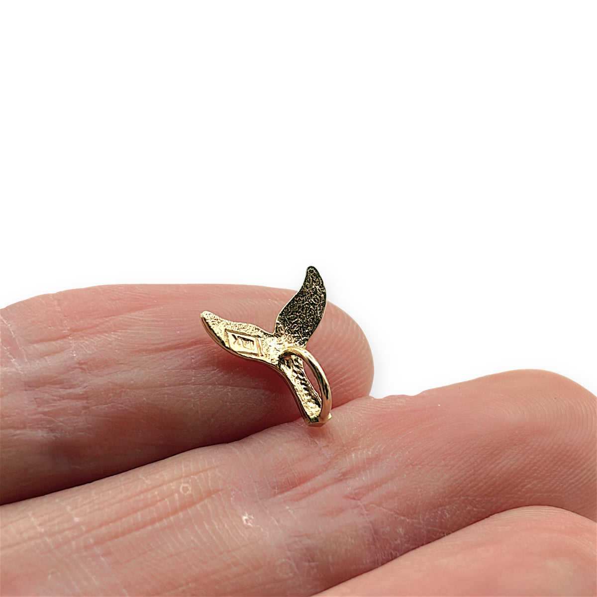NZGD | 14K Gold Pacific Spirit Whale Tail Pendant 11.5cm