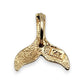 NZGD | 14K Gold Pacific Spirit Whale Tail Pendant 11.5cm