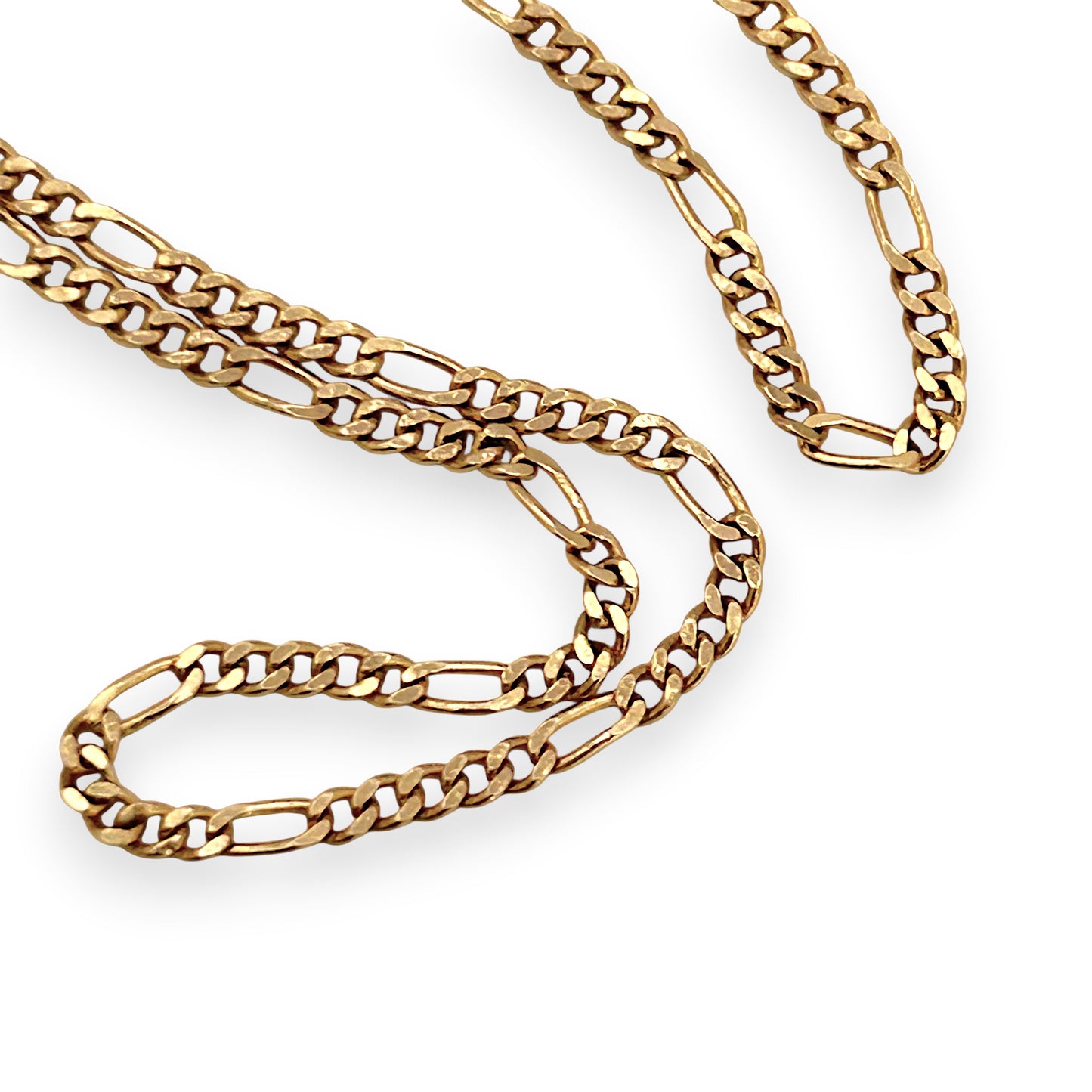 NZGD | 14ct Gold Minimalist Everyday Figaro Chain 45cm