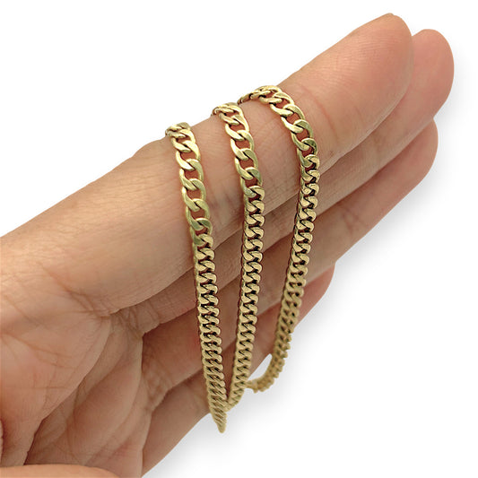 NZGD | 14ct Gold Sleekline Curb Chain 49cm