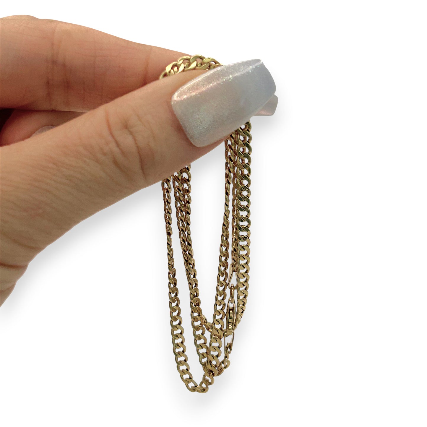 NZGD | 14ct Gold Sleekline Curb Chain 49cm