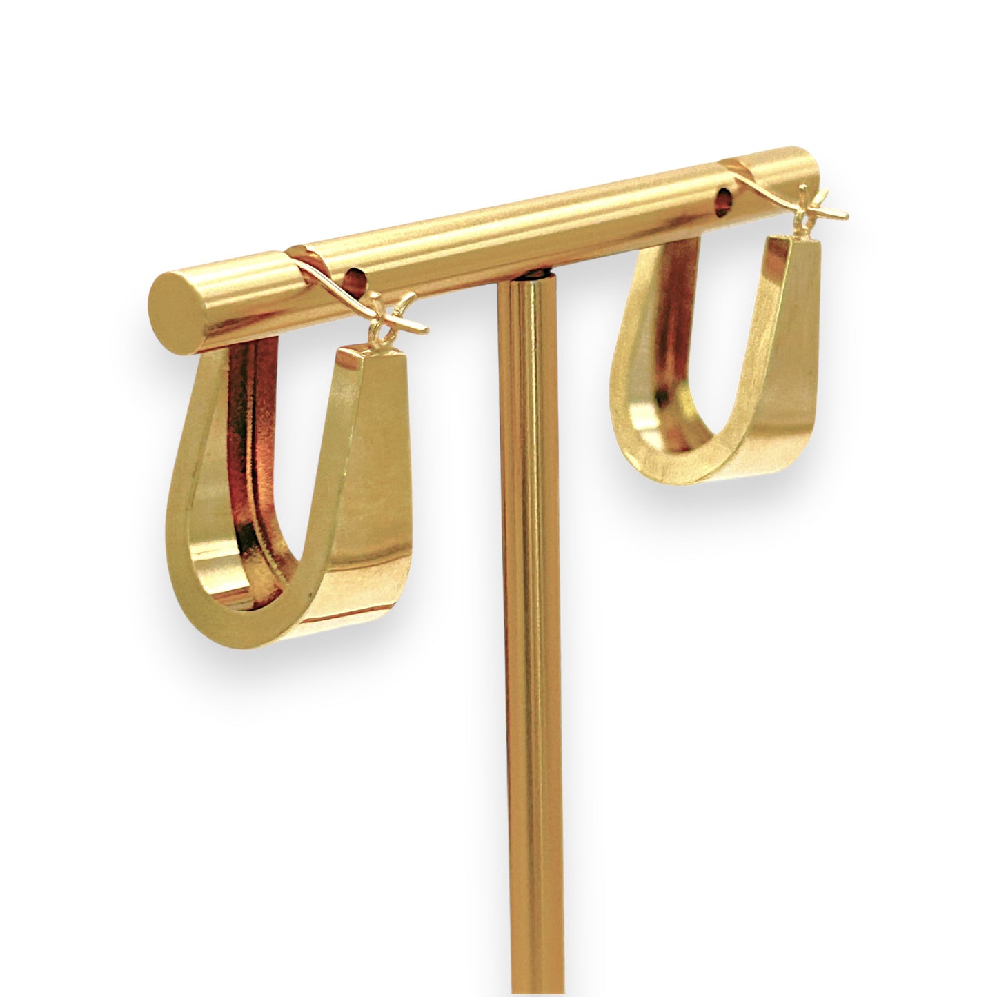 NZGD | 14ct Gold Opulent Aurora Geo Hoops 22.0mm