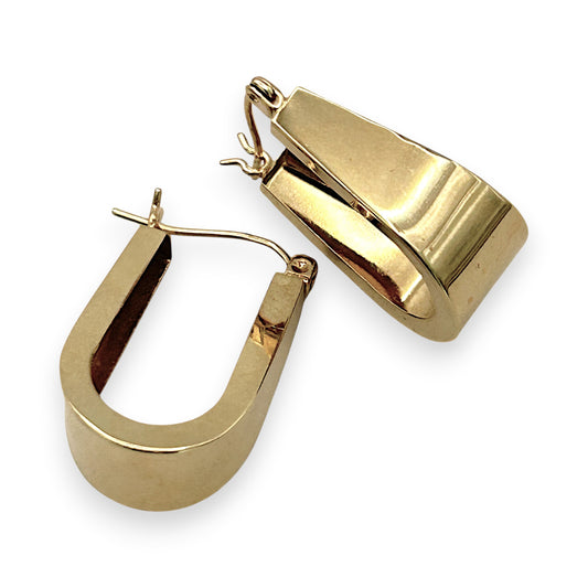 NZGD | 14ct Gold Opulent Aurora Geo Hoops 22.0mm