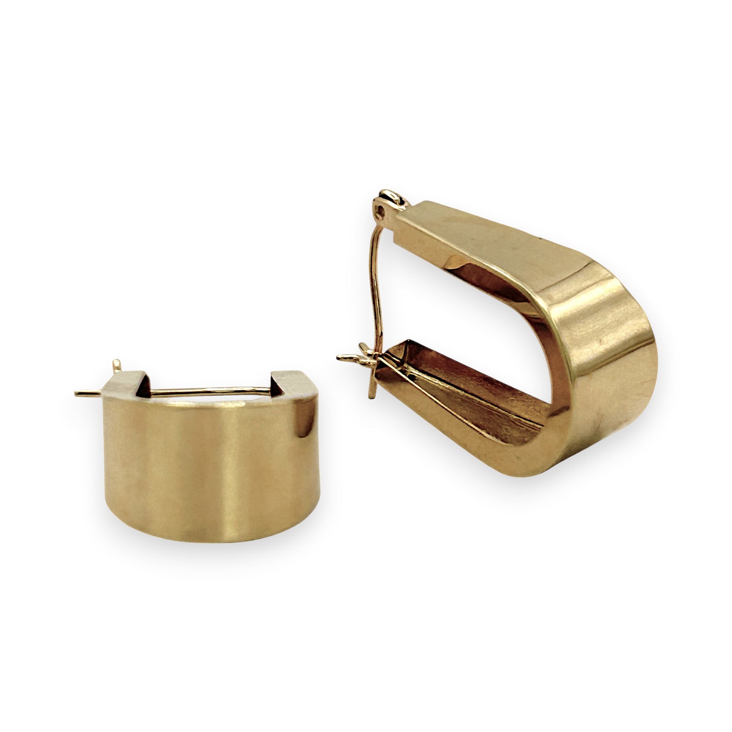 NZGD | 14ct Gold Opulent Aurora Geo Hoops 22.0mm