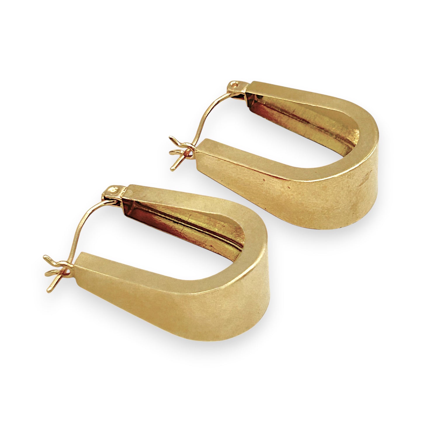 NZGD | 14ct Gold Opulent Aurora Geo Hoops 22.0mm