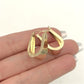 NZGD | 14ct Gold Opulent Aurora Geo Hoops 22.0mm