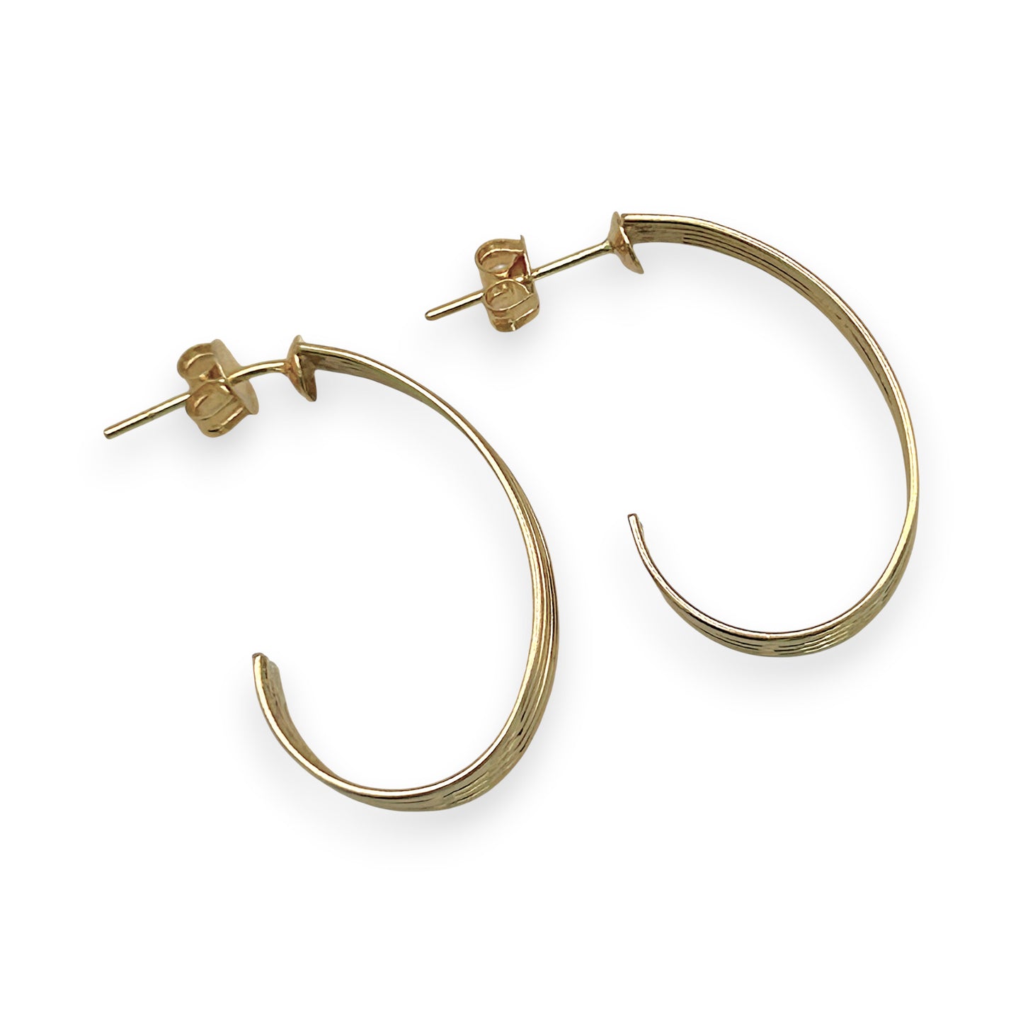 NZGD | 14ct Gold Urban Luxe J‑Curve Earrings