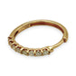 NZGD | 14ct Gold Aurelia Diamond 0.25ct Huggies 17.6mm