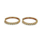 NZGD | 14ct Gold Aurelia Diamond 0.25ct Huggies 17.6mm