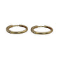 NZGD | 14ct Gold Aurelia Diamond 0.25ct Huggies 17.6mm