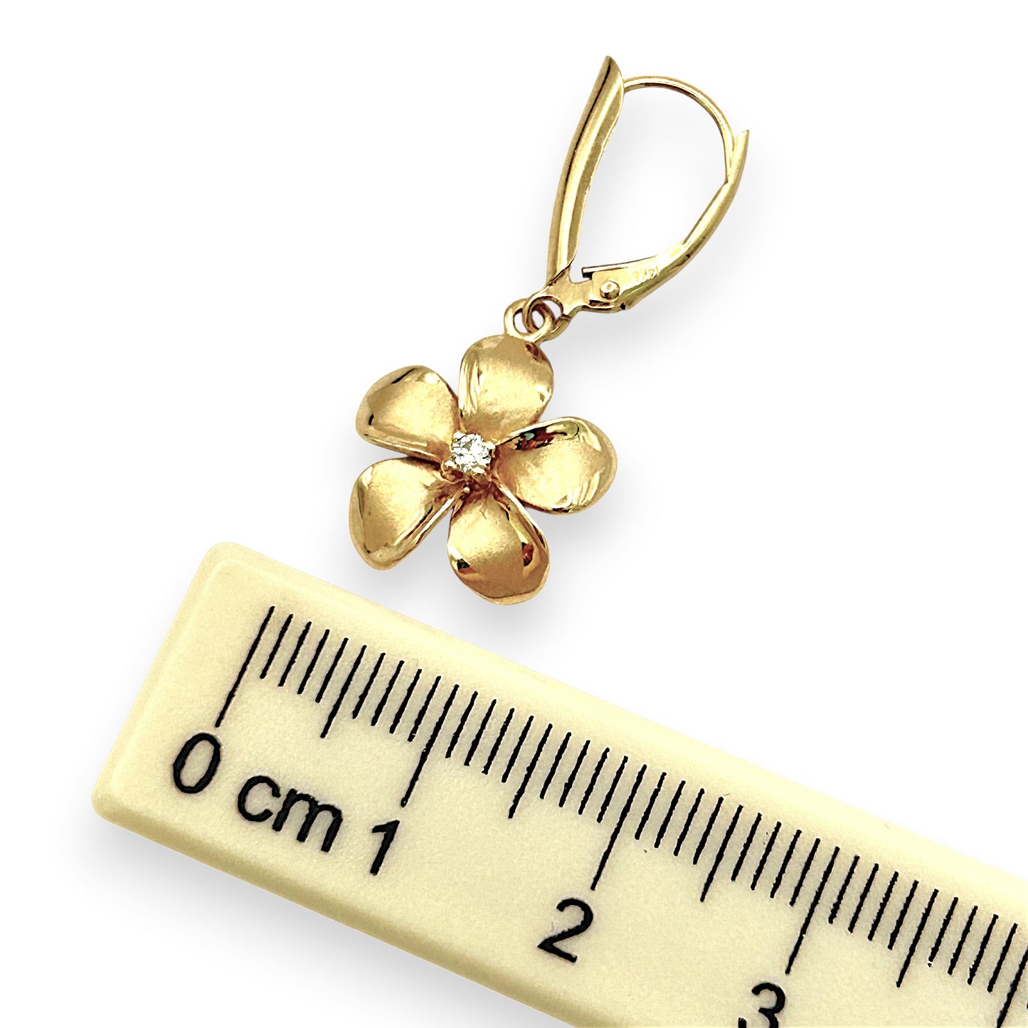 NZGD | 14ct Gold Auric Petal Dangle Earrings