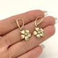 NZGD | 14ct Gold Auric Petal Dangle Earrings