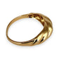 NZGD | 14ct Gold Aurelia Twist Band Ring Size S