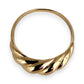 NZGD | 14ct Gold Aurelia Twist Band Ring Size S