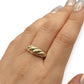 NZGD | 14ct Gold Aurelia Twist Band Ring Size S