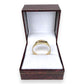 NZGD | 14ct Gold Golden Solitude CZ Band Ring Size U 1/2