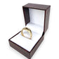NZGD | 14ct Gold Golden Solitude CZ Band Ring Size U 1/2