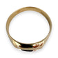 NZGD | 14ct Gold Golden Solitude CZ Band Ring Size U 1/2