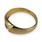 NZGD | 14ct Gold Golden Solitude CZ Band Ring Size U 1/2
