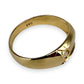 NZGD | 14ct Gold Golden Solitude CZ Band Ring Size U 1/2