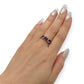 NZGD | 14ct White Gold Scarlet Monarch Ruby Ring Size M