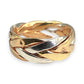 NZGD | 14ct Y/W Gold Two‑Tone Harmony Ring Size O