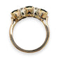 NZGD | 14ct R/W Gold Sapphire Trio Diamond Band Valuation $6,700