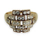 NZGD | 14ct Gold Majestic Lattice Ring Size Q
